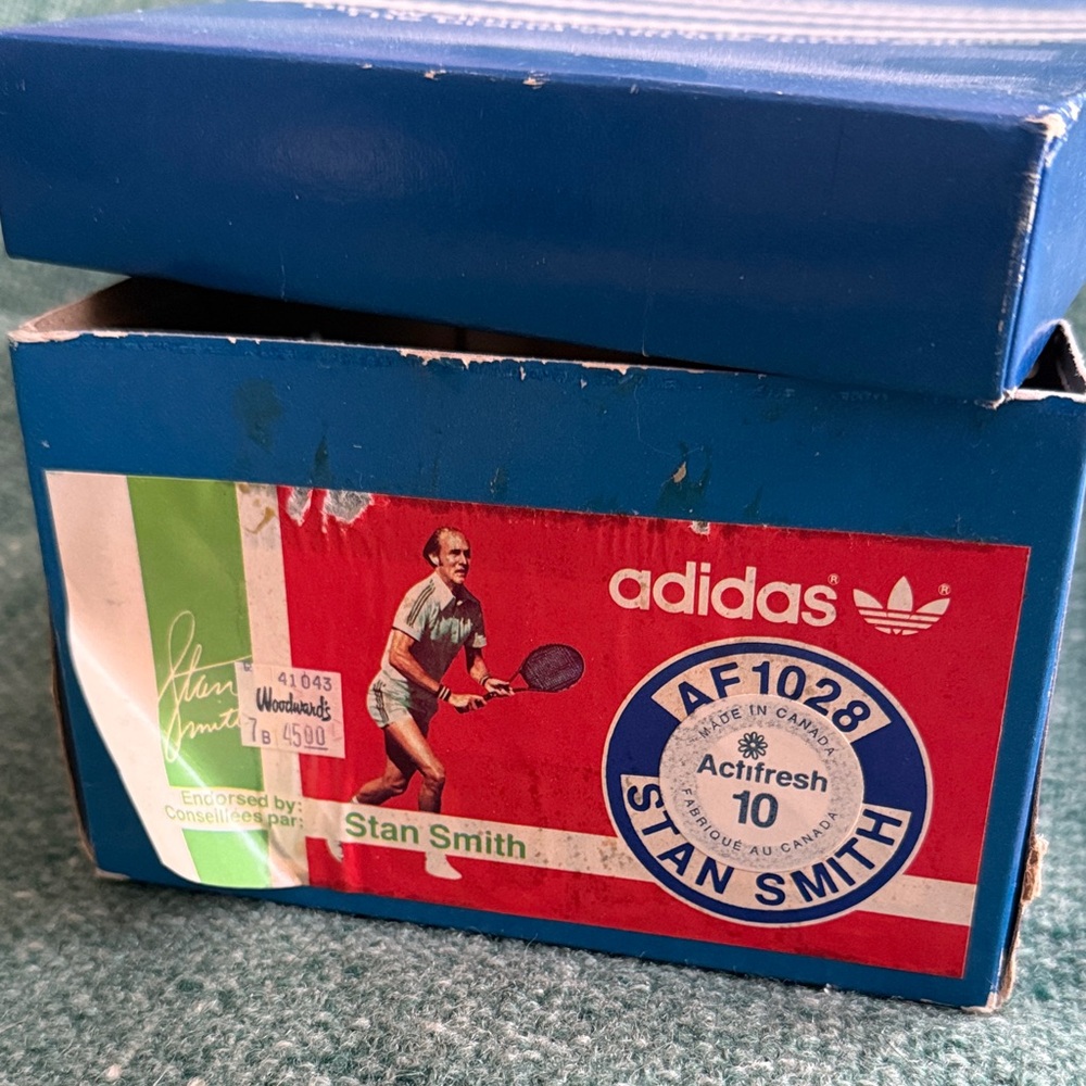 Vintage Adidas Stan Smith Shoe Box AF1028